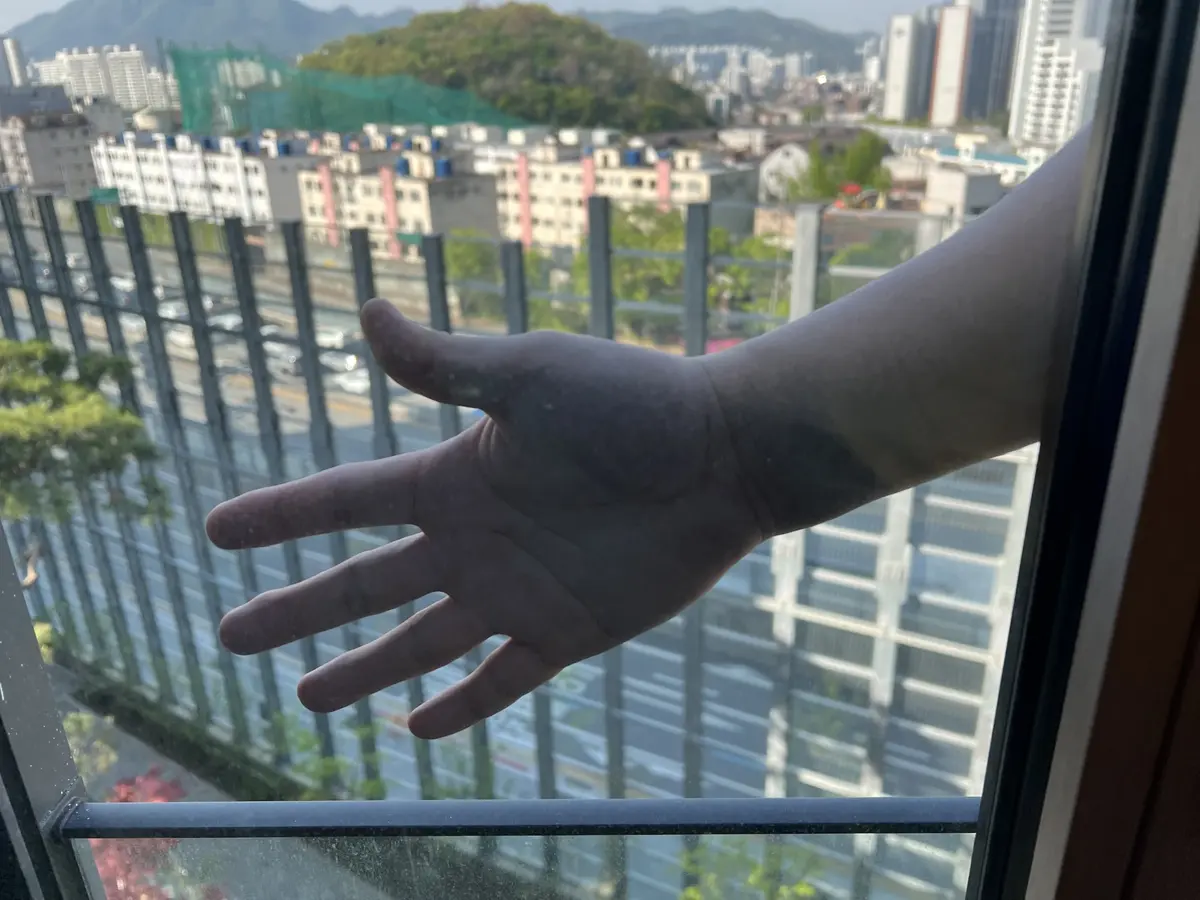 경기유리창청소 아파트 방 창 작업 현장